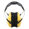 Yellow Baby Ear Protection Noise Cancelling Earmuff Efficient Foldable Adjusting Infant Ear Muff