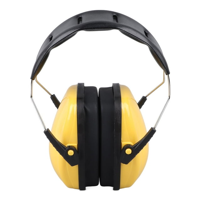 Yellow Baby Ear Protection Noise Cancelling Earmuff Efficient Foldable