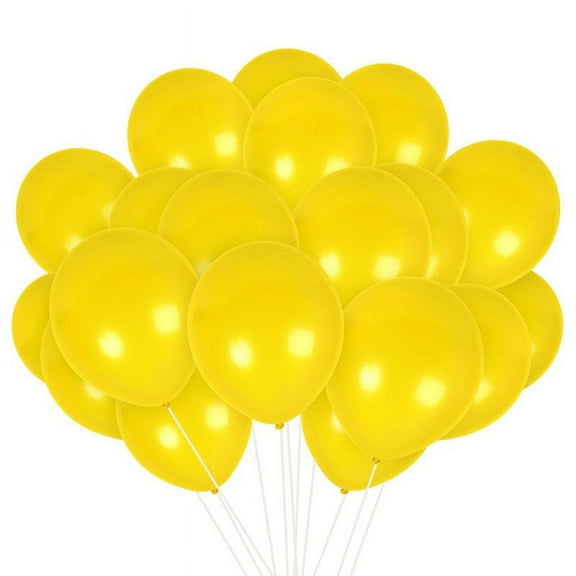 Yellow Balloons - 12 Inch Latex Balloons - 36 Pack