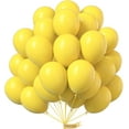 thumbnail image 1 of Yellow Balloons 50 pcs 12 Inch Matte Yellow Latex Helium Balloons for Easter Bee Baby Shower Gender Reveal Engagement Sunflower Graduation Birthday Party Decorations Yellow-Y55, 1 of 13