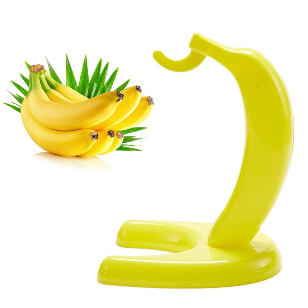 Yellow Banana Shape Displaying Banana Hanger Rack Fruit Fresh Keeping