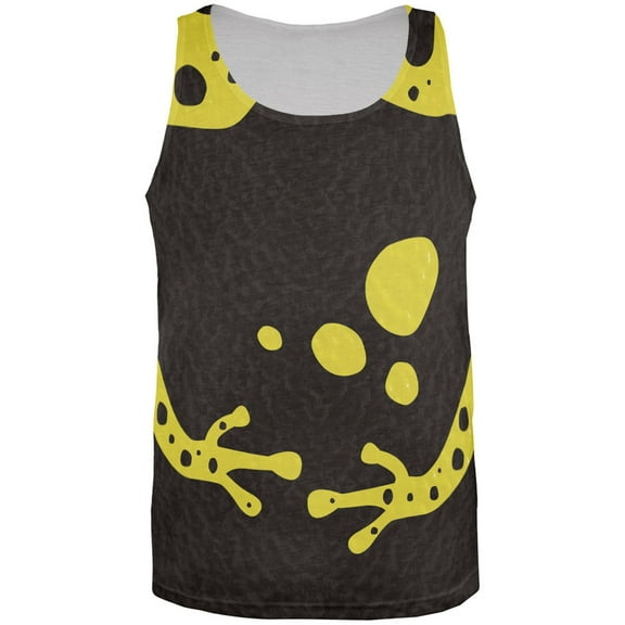 Yellow Banded Poison Dart Frog All Over Adult Tank Top