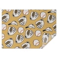 thumbnail image 1 of Yellow Baseball Items Pattern Rectangle Tablecloth 60"x84",Waterproof Polyester Rectangle Table Cloth, Wipeable Spillproof Polyester Tablecloth for Dining, Camping, Indoor and Outdoor, 1 of 5