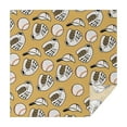 thumbnail image 1 of Yellow Baseball Items Pattern Square Tablecloth,Waterproof Square Table Cover,Wipeable Spillproof Washable Table Cover for Home Kitchen Party Decor 42"X42"(107x107cm), 1 of 6