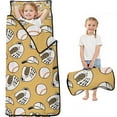 thumbnail image 1 of Yellow Baseball Items Pattern Toddler Nap Mats for Kids Preschool,Sleeping Mat Bag or Kids,Toddler Sleeping Bag,Toddler Nap Mat or Daycare, 1 of 6