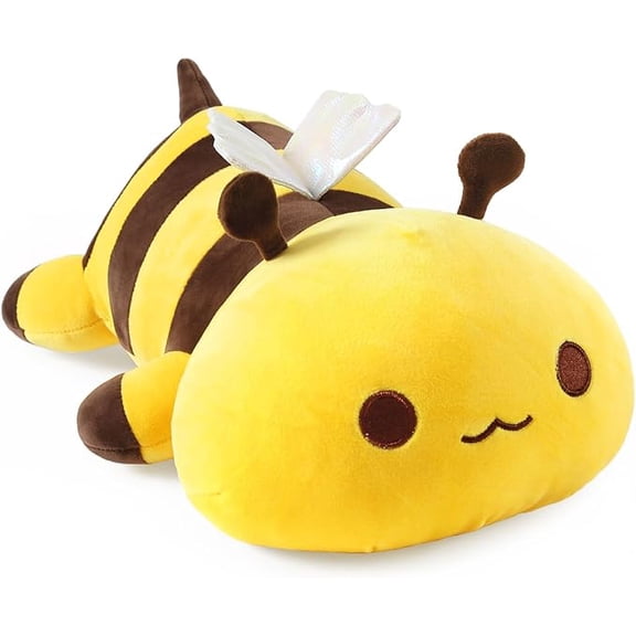 Yellow Bee Plush Pillow 9 Inches