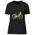 thumbnail image 1 of Yellow Bicycle In Watercolor Tee Women's -Image by Shutterstock, 1 of 2