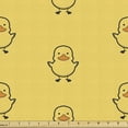 thumbnail image 1 of Ambesonne Yellow Bird Fabric by the Yard Upholstery, Simplistic Ducks, 2 Yards, Mustard Apricot, 1 of 4