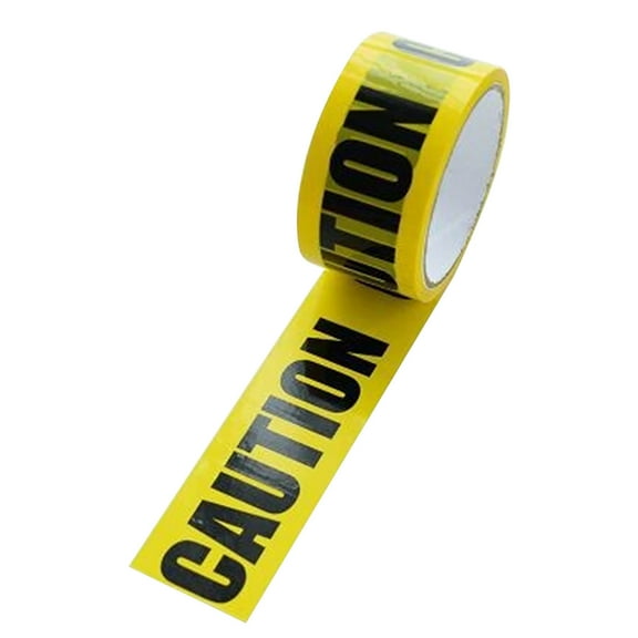 Yellow Black Caution Danger Tape 25m,Adhesive Safety Readability Tape For Workplace,For Marking Workplace Area With Caution Tape,Hecnuo