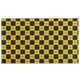 thumbnail image 1 of Yellow and Black Checkerboard Checkered Pattern Door Rugs,Washable Non Slip Door Mats Indoor,Decorative Door Mats,Entry Mat Indoor for Entrance,Bedroom,Kitchen,Bathroom,17"x30", 1 of 6