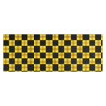 thumbnail image 1 of Yellow and Black Checkerboard Checkered Pattern Kitchen Rug Mat,Kitchen Runner Rugs Non Skid Washable,Decorative Kitchen Floor Mats for Kitchen,Sink,Laundry,17"X47", 1 of 5