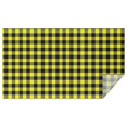 thumbnail image 1 of Yellow Black Checkerboard Checkered Pattern Rectangle Tablecloth 60"x102",Waterproof Polyester Rectangle Table Cloth, Wipeable Spillproof Polyester Tablecloth for Dining, Camping, Indoor and Outdoor, 1 of 6