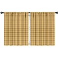 thumbnail image 1 of Yellow Black Checkerboard Yellow Pattern Kids Curtains,Childrens Insulated Curtains Set Of 2,Bedroom Essentials,Teen Room Decor 42"X54", 1 of 5
