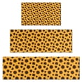 thumbnail image 1 of Yellow Black Dot Sunflower Pattern Kitchen Rugs Sets Of 3,Kitchen Runner Rugs Non Skid Washable,Decorative Kitchen Floor Mats for Kitchen,Sink,Laundry,17"x30"+ 17"x47" + 17"x59", 1 of 6