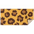 thumbnail image 1 of Yellow and Black Of Leopard Print Rectangle Tablecloth 60"x120",Waterproof Polyester Rectangle Table Cloth, Wipeable Spillproof Polyester Tablecloth for Dining, Camping, Indoor and Outdoor, 1 of 6