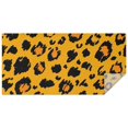 thumbnail image 1 of Yellow and Black Of Leopard Print Rectangle Tablecloth 60"x120",Waterproof Polyester Rectangle Table Cloth, Wipeable Spillproof Polyester Tablecloth for Dining, Camping, Indoor and Outdoor, 1 of 6
