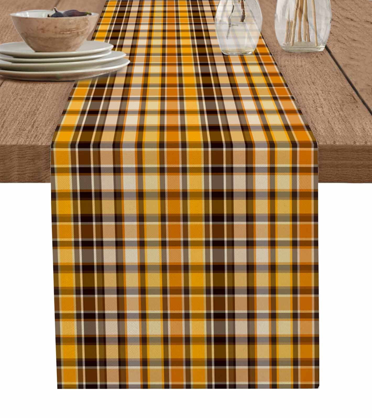 Valentine's Day Table Runner & Trivet - 40" Red Buffalo Check, Heat Resistant Mat For Hot Pots, Kitchen Counter