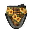 thumbnail image 1 of Yellow Black Plaid Sunflower Oven Mitts Heat Resistant, Soft Lining Silicone Mini Oven Mitts with HangingLoop, Kitchen Oven Gloves Heat Resistant 500℉ for Cooking Baking Microwave, 1 of 7