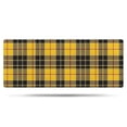thumbnail image 1 of Yellow Black and Red Checkerboard Checkered Pattern Bathroom Rugs Mat,Non Slip Microfiber Bathroom Rug,Rubber Backing,Soft Bathroom Mats for Bathroom Floor,Tub and Shower,60x24in(150x60cm), 1 of 5