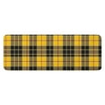 thumbnail image 1 of Yellow Black and Red Checkerboard Checkered Pattern Kitchen Rug Mat,Kitchen Runner Rugs Non Skid Washable,Decorative Kitchen Floor Mats for Kitchen,Sink,Laundry,17"x47.2", 1 of 7