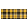 thumbnail image 1 of Yellow Black and Red Checkerboard Checkered Pattern Kitchen Rug Mat,Kitchen Runner Rugs Non Skid Washable,Decorative Kitchen Floor Mats for Kitchen,Sink,Laundry,17"X47", 1 of 5