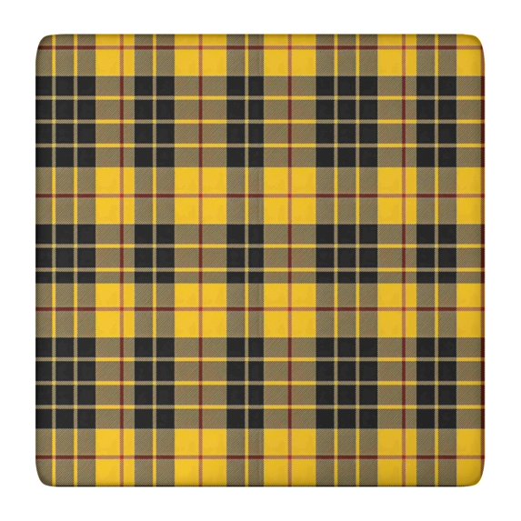 Yellow Black and Red Checkerboard Checkered Pattern Square Fitted Tablecloth with Elastic Edge,Square Table Cover,Washable Elastic Table Cover for Home Kitchen Party Decor 36"x36"