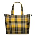 thumbnail image 1 of Yellow Black and Red Checkerboard Checkered Pattern Travel Tote Bags for Women Carry On,Large Weekender Bags for Women Travel,Multi Functional Duffle Bag for Work,Shopping,Sports, 1 of 5