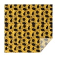 thumbnail image 1 of Yellow Black Sunflower Pattern Square Tablecloth,Waterproof Square Table Cover,Wipeable Spillproof Washable Table Cover for Home Kitchen Party Decor 42"X42"(107x107cm), 1 of 6