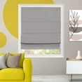 thumbnail image 1 of Yellow Blinds Cordless Blackout Roman Shade, Del Mar Pearl Grey - 29"W X 64"H, 1 of 9