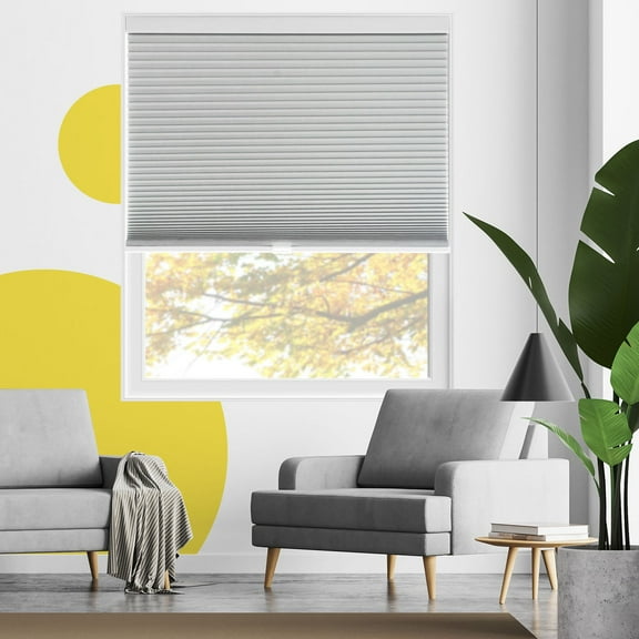 Yellow Blinds Cordless Honeycomb Cellular Shade Skyline Blackout - 33"W X 84"H