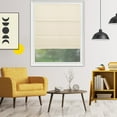 thumbnail image 1 of Yellow Blinds Cordless Light Filtering Roman Shade, Riverside Cream - 35"W X 72"H, 1 of 8