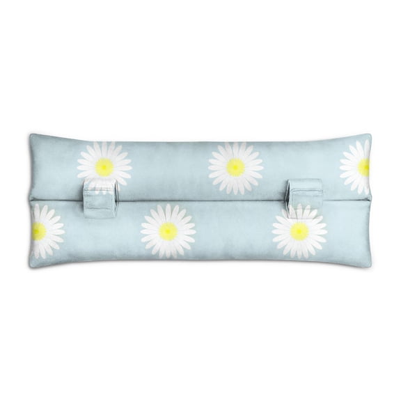 Yellow Bloom Post Surgery Seatbelt Pillow - Daisy Pattern Chest Protector - Thoughtful Gift for Breast Cancer Recovery
