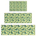thumbnail image 1 of Yellow Blue Butterfly Pattern Kitchen Rugs Sets Of 3,Kitchen Runner Rugs Non Skid Washable,Decorative Kitchen Floor Mats for Kitchen,Sink,Laundry,17"x30"+ 17"x47" + 17"x59", 1 of 6
