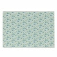 thumbnail image 1 of Yellow and Blue Cutting Board, Spring Nature Inspired Pattern Flower Scrapbook Style, Decorative Tempered Glass Cutting and Serving Board, Small Size, Blue Yellow Pale Grey, by Ambesonne, 1 of 1