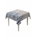 thumbnail image 1 of Yellow Blue Forest Table Cloth, Modern Oil Painting Art Waterproof Tablecloth for Square Tables, Reusable Washable Fabric Table Cover for Restaurant Kitchen Dining Tables 54"x54", 1 of 6