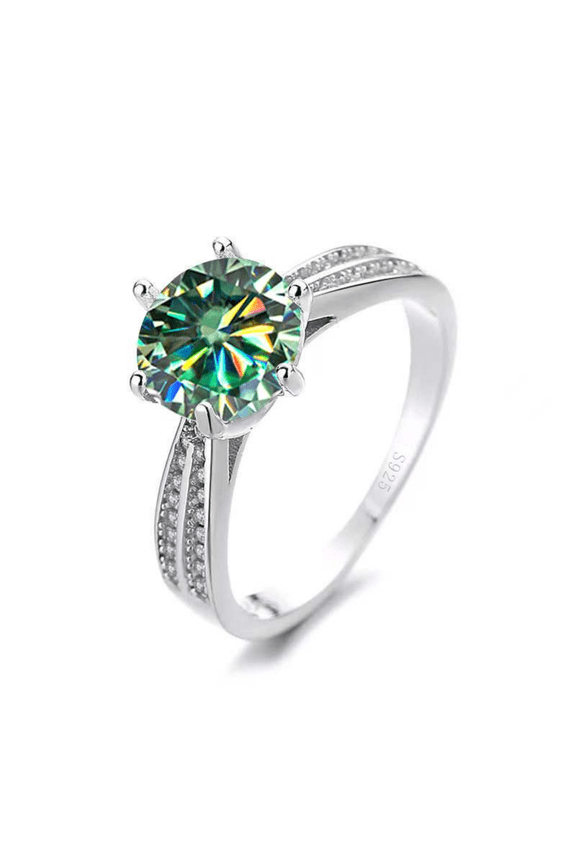 Yellow/Blue/Pink Moissanite Diamond Rings for Women 1ct D Color Moissanite Engagement Rings 925 Sterling Silver Wedding Anniversary Rings for Women with Certificate