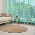 thumbnail image 1 of Yellow and Blue Tulle Curtains with Rod Pocket, Fresh Lemon Slices Fruit Happy Summer Sun Exotic Vacation Holiday Joy, Sheer Drape for Wedding Party 2 Panels, 7 Sizes, Sky Blue Yellow, by Ambesonne, 1 of 3
