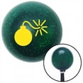 thumbnail image 1 of Yellow Bomb Green Metal Flake Shift Knob with M16 x 1.5 Insert Shifter Auto Manual, 1 of 1