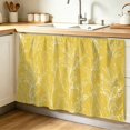 thumbnail image 1 of Yellow Botanical Cabinet Curtains for Shelves, Vintage Floral Plants Branch Privacy Curtain for Closet Self Adhesive, Dust-Proof Drapes for Closet Storage Room Classroom Doorway, 32"W x 55"L, 1 of 9