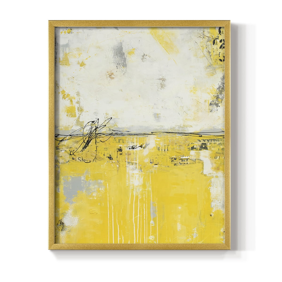 Yellow Bound Framed Print - Solid Wood in Single Picture Frame Solid Wood 2 Framed Print