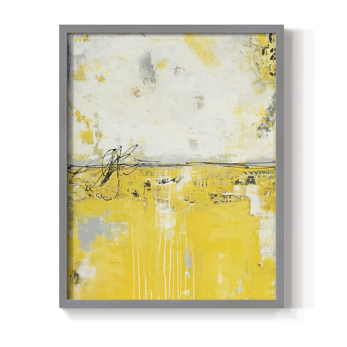 Yellow Bound Framed Print - Solid Wood in Single Picture Frame Solid Wood 2 Framed Print