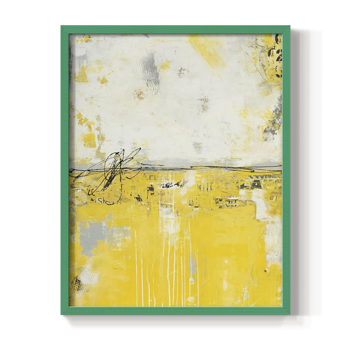 Yellow Bound Framed Print - Solid Wood in Single Picture Frame Solid Wood 2 Framed Print