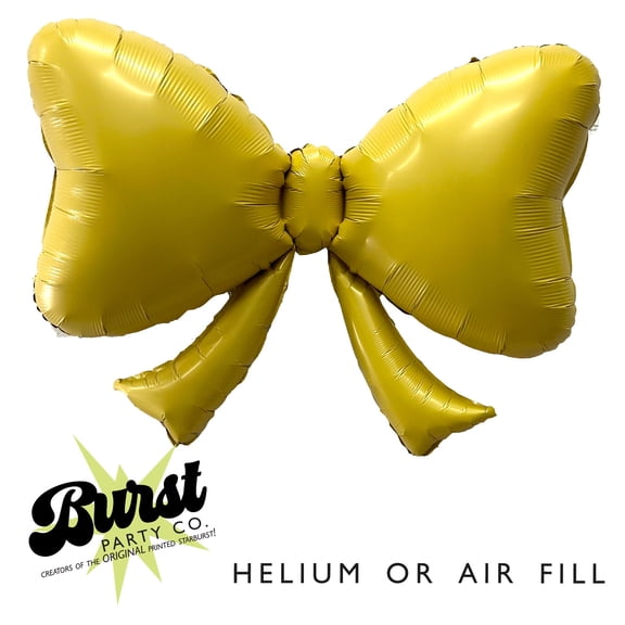 Yellow Bow Balloon 40"