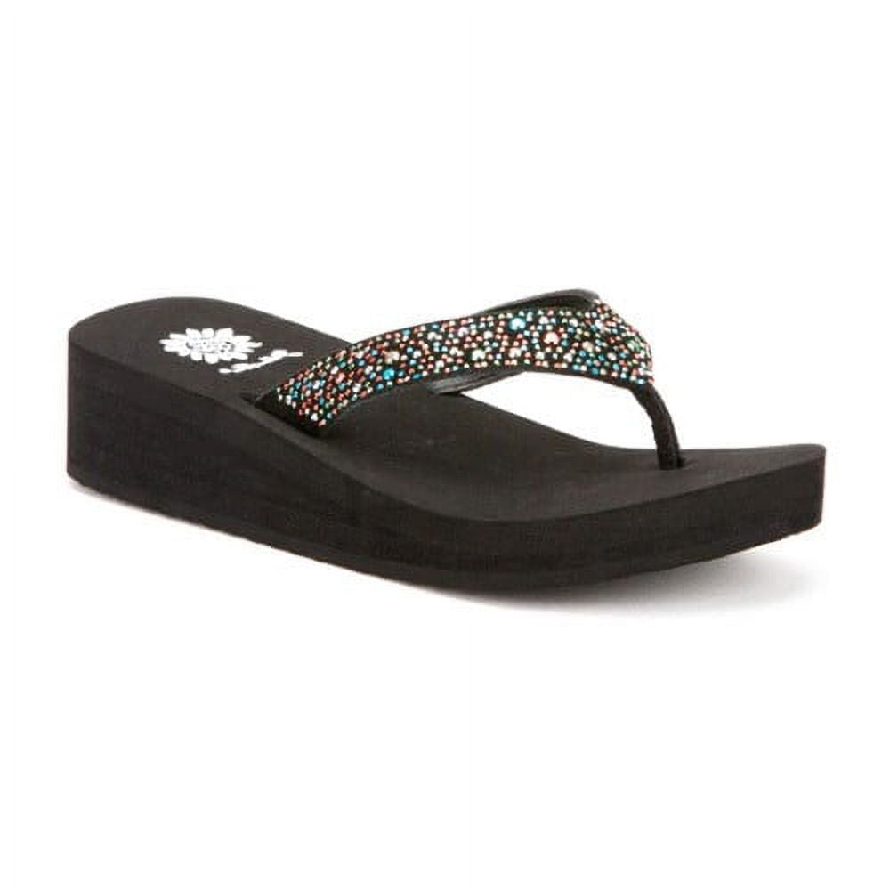 Yellow box rhinestone wedges sale