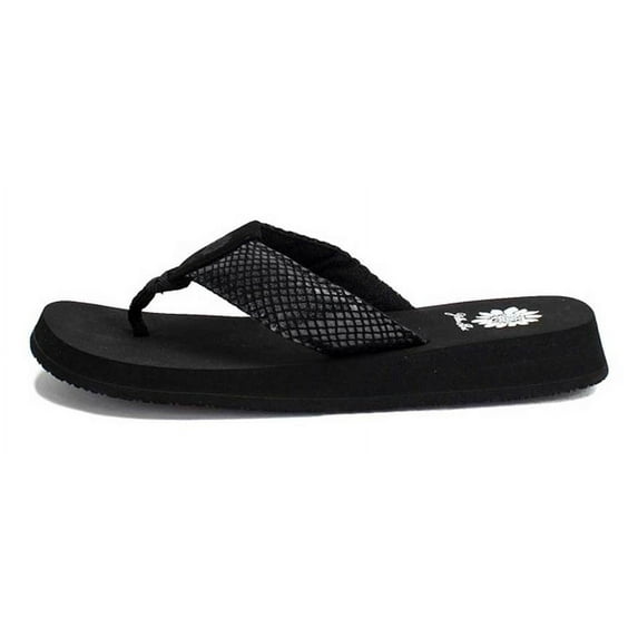 Yellow Box | FAYA Snakeskin Embossed Flip Flop With EVA Sole