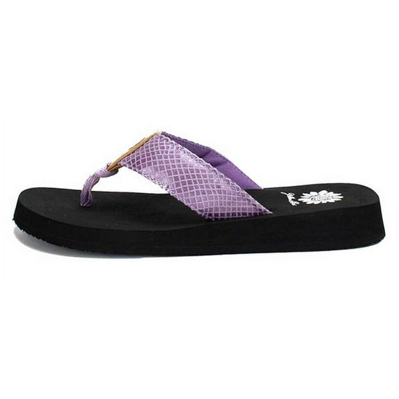 Yellow Box | FAYA Snakeskin Embossed Flip Flop With EVA Sole
