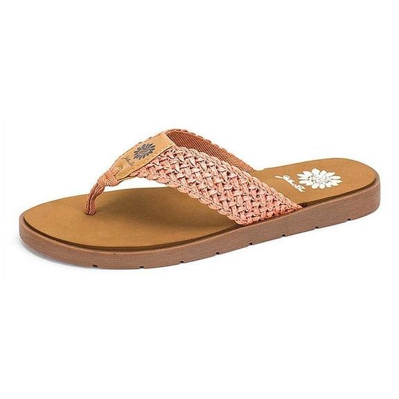 Yellow Box | FIDA Woven Flip Flops