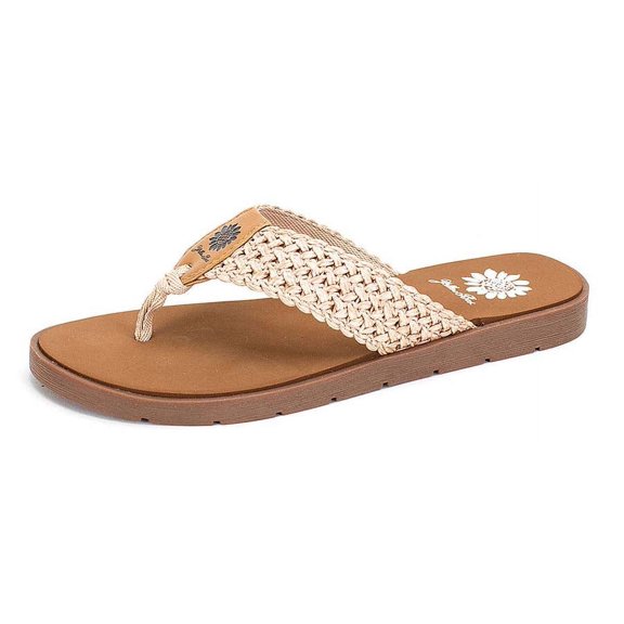 Yellow Box | FIDA Woven Flip Flops