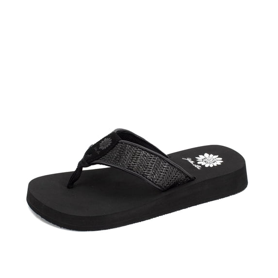 Yellow Box | FLOPPY | Women's Flip-Flop Sandals with woven fabric upper and EVA sole