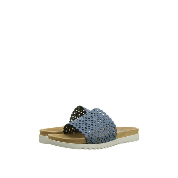 Yellow Box PRAISE Women's Perforated Slip On Slide Sandals 37562